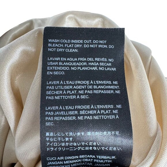 Bebe XXS Bodycon Brown Ombré Dress Geometric Silver Sequence Pattern Back CutOut - Picture 9 of 13